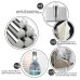 3M Self Adhesive Hooks  YECO 304 Brushed Stainless Steel Waterproof Oilproof Closets Coat Towel Robe Hook Wall Mount for Kitchen Bathroom–Easy Installation without Drilling (4 Pack) - B074PNR2WL